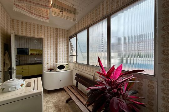 Área de Serviço de apartamento à venda com 3 quartos, 112m² em Santo Amaro, São Paulo