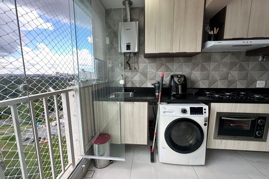 Área de Serviço de apartamento para alugar com 1 quarto, 54m² em Alphaville Empresarial, Barueri