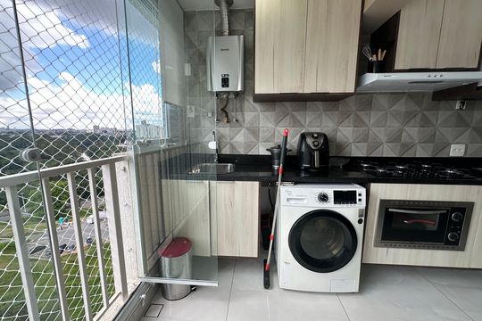 Área de Serviço de apartamento para alugar com 1 quarto, 54m² em Alphaville Empresarial, Barueri