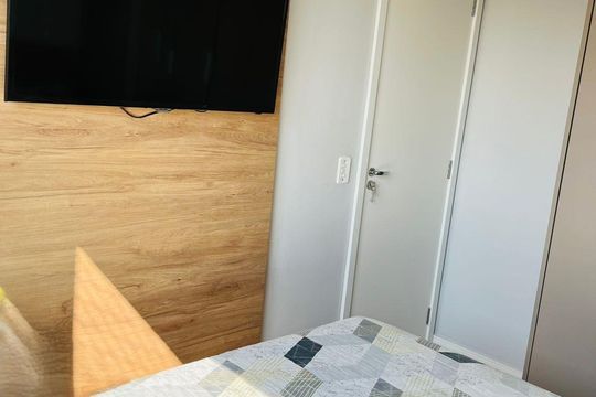 Quarto de apartamento à venda com 2 quartos, 40m² em Jardim Taboão, São Paulo