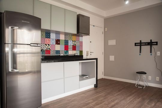 Cozinha de kitnet/studio à venda com 1 quarto, 32m² em Vila da Saúde, São Paulo