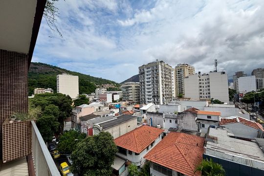 Varanda da sala - vista de apartamento para alugar com 2 quartos, 79m² em Botafogo, Rio de Janeiro