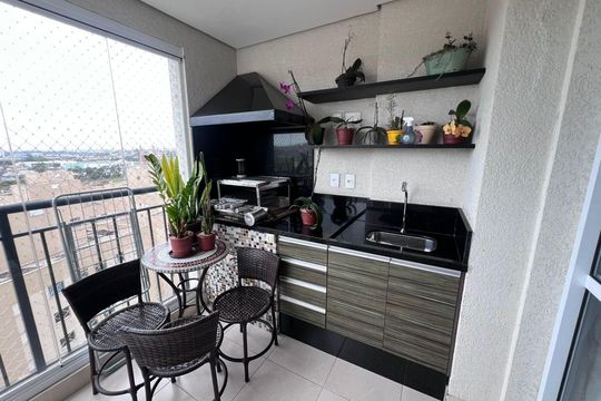 Varanda de apartamento à venda com 2 quartos, 70m² em Independência, São Bernardo do Campo