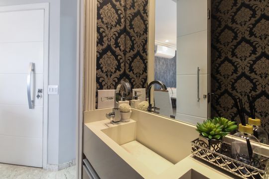 Lavabo  de apartamento à venda com 3 quartos, 154m² em Vila Gomes Cardim, São Paulo