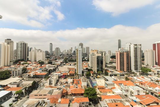 Varanda Gourmet - Vista  de apartamento à venda com 3 quartos, 154m² em Vila Gomes Cardim, São Paulo