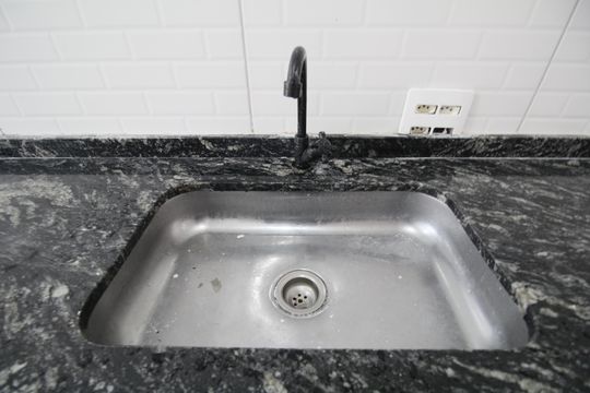 Cozinha - Torneira de apartamento à venda com 2 quartos, 45m² em Vila Andrade, São Paulo