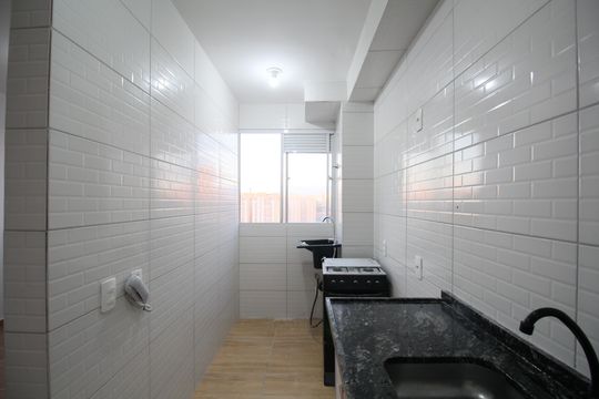 Cozinha de apartamento à venda com 2 quartos, 45m² em Vila Andrade, São Paulo
