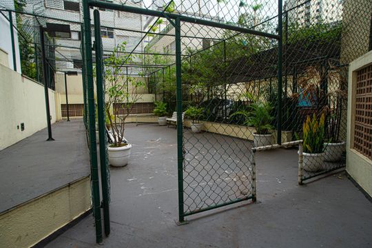 Área comum - Pátio de apartamento para alugar com 1 quarto, 26m² em Bela Vista, São Paulo