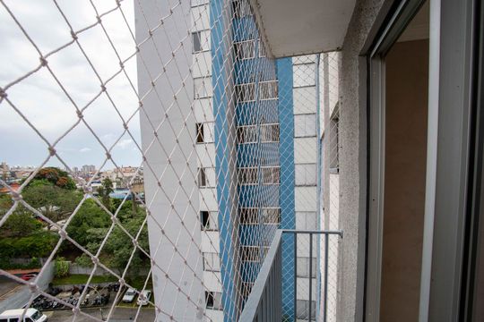 Varanda da Sala de apartamento para alugar com 2 quartos, 53m² em Vila Santa Luzia, Diadema