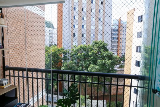 Sacada de apartamento à venda com 3 quartos, 81m² em Cidade São Francisco, São Paulo