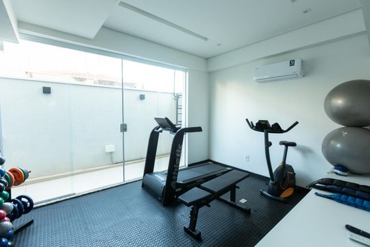 Área Comum - Academia de apartamento para alugar com 2 quartos, 54m² em Mansões Santo Antônio, Campinas
