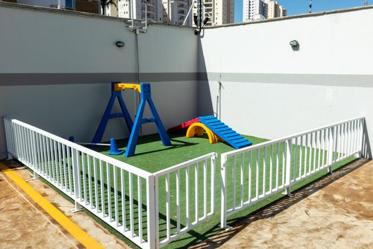 Área Comum - Espaço Pet de apartamento para alugar com 2 quartos, 54m² em Mansões Santo Antônio, Campinas
