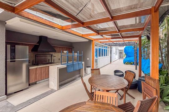 Área externa de apartamento à venda com 1 quarto, 84m² em Sumaré, São Paulo