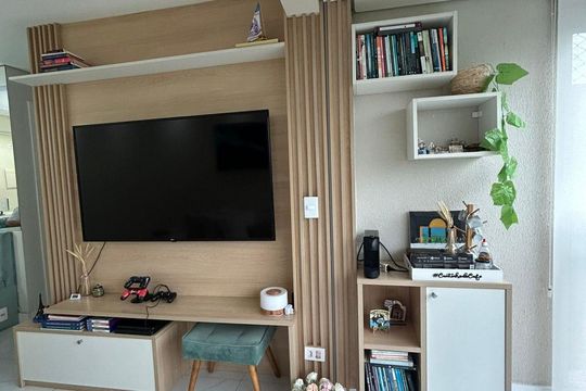 Sala de apartamento para alugar com 3 quartos, 72m² em Vila Castelo, São Paulo