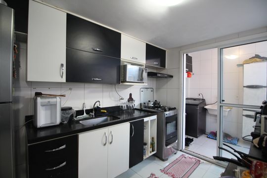 Cozinha de casa de condomínio à venda com 3 quartos, 100m² em Taquara, Rio de Janeiro