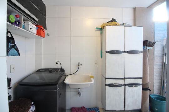Área de Serviço de casa de condomínio à venda com 3 quartos, 100m² em Taquara, Rio de Janeiro
