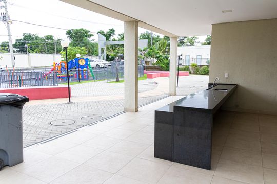 Área comum - Churrasqueira de apartamento para alugar com 2 quartos, 55m² em Inhoaíba, Rio de Janeiro