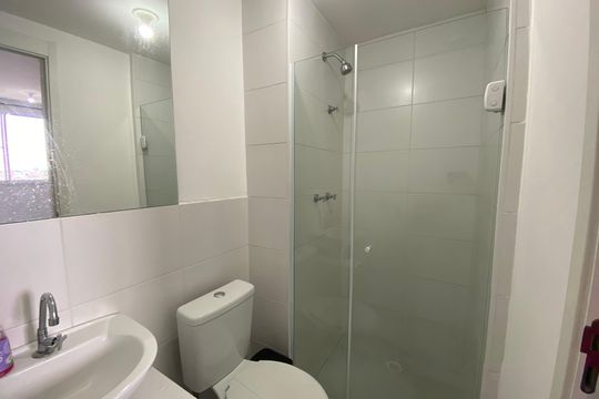 Banheiro de apartamento para alugar com 2 quartos, 38m² em Parque Maria Helena, São Paulo