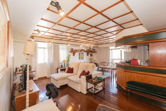 Sala de apartamento à venda com 4 quartos, 186m² em Tijuca, Rio de Janeiro
