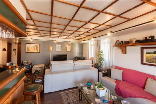 Sala de apartamento à venda com 4 quartos, 186m² em Tijuca, Rio de Janeiro