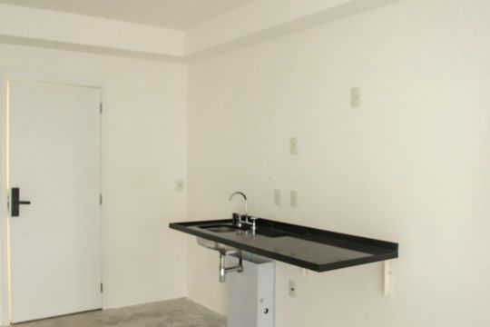 Cozinha de kitnet/studio à venda com 1 quarto, 30m² em Vila Clementino, São Paulo