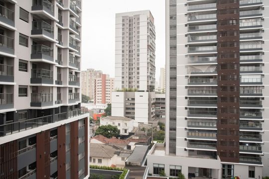Vista da Varanda de kitnet/studio à venda com 1 quarto, 30m² em Vila Clementino, São Paulo