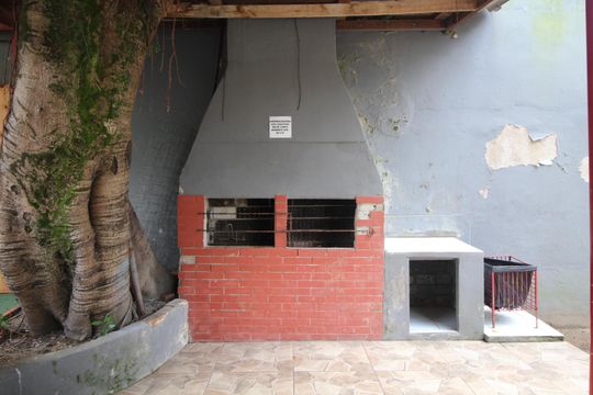 Área comum - Churrasqueira de apartamento à venda com 1 quarto, 48m² em Vila Jardim, Porto Alegre