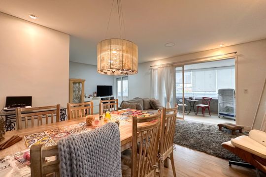 Sala de apartamento para alugar com 3 quartos, 104m² em Centro, São Bernardo do Campo