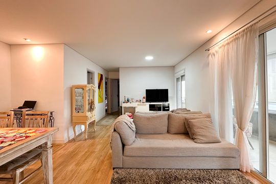 Sala de apartamento para alugar com 3 quartos, 104m² em Centro, São Bernardo do Campo