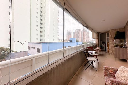 Sacada de apartamento à venda com 3 quartos, 104m² em Centro, São Bernardo do Campo