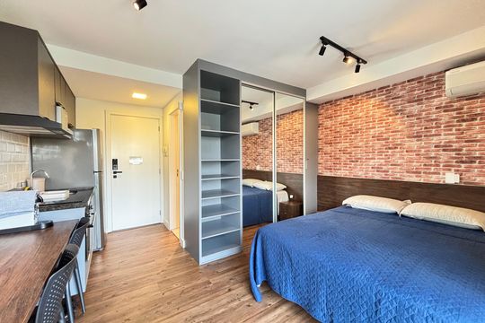 Kitnet/Studio para alugar com 1 quarto, 32m² em Indianópolis, São Paulo