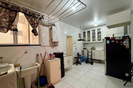 Área de serviço  de apartamento para alugar com 3 quartos, 250m² em Copacabana, Rio de Janeiro