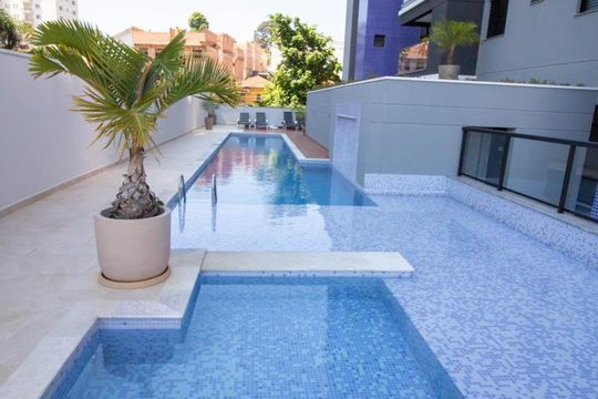 Área comum - Piscina de apartamento à venda com 2 quartos, 60m² em Parque das Nações, Santo André
