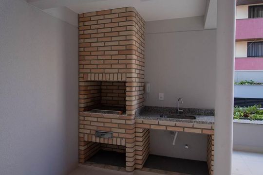 Área comum - Churrasqueira de apartamento à venda com 2 quartos, 60m² em Parque das Nações, Santo André