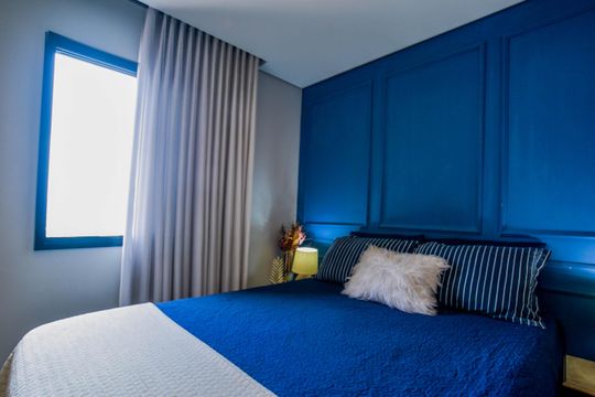 Quarto Suíte de apartamento à venda com 2 quartos, 60m² em Parque das Nações, Santo André