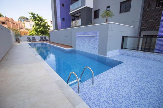 Área comum - Piscina de apartamento à venda com 2 quartos, 60m² em Parque das Nações, Santo André