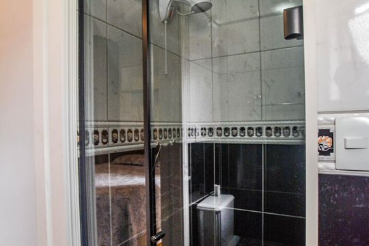 Banheiro da Suíte de apartamento à venda com 3 quartos, 190m² em Vila Bastos, Santo André
