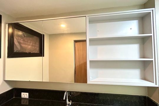 Banheiro de kitnet/studio para alugar com 1 quarto, 34m² em Vila Galvão, Guarulhos