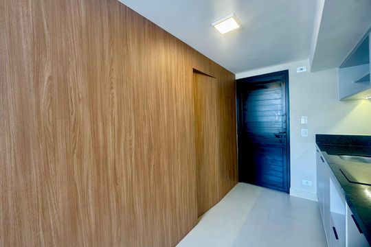 Cozinha de kitnet/studio para alugar com 1 quarto, 34m² em Vila Galvão, Guarulhos