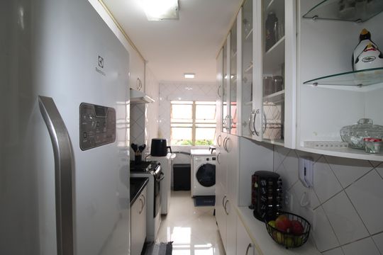 Cozinha de apartamento à venda com 3 quartos, 67m² em Lauzane Paulista, São Paulo
