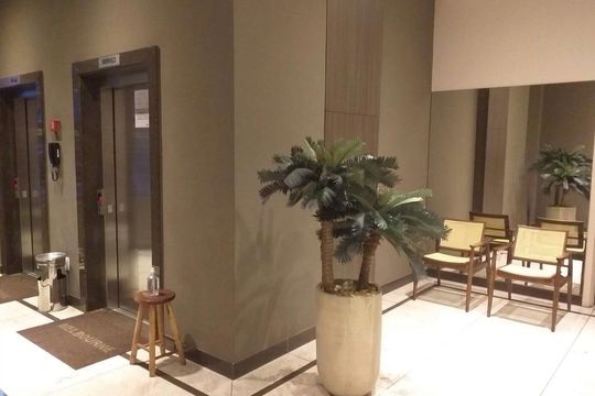 Área externa de apartamento para alugar com 1 quarto, 40m² em Savassi, Belo Horizonte