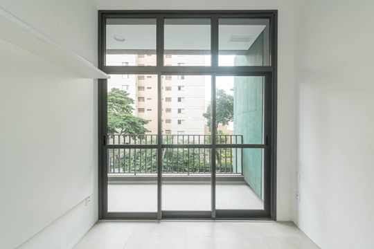 Quarto de apartamento à venda com 1 quarto, 31m² em Santo Amaro, São Paulo