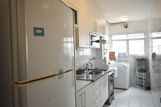 Cozinha de apartamento à venda com 2 quartos, 58m² em Vila da Saúde, São Paulo