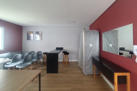 Area Comum de kitnet/studio à venda com 1 quarto, 17m² em Santo Amaro, São Paulo