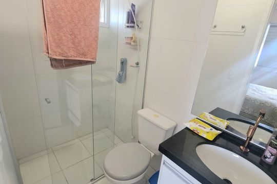 Banheiro da Suíte de apartamento à venda com 3 quartos, 69m² em Presidente Altino, Osasco
