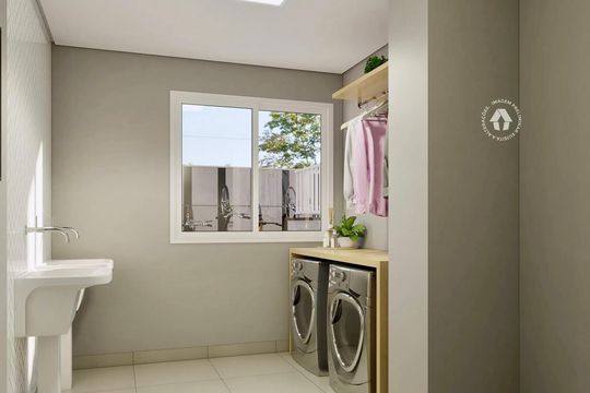 Lavanderia  de kitnet/studio à venda com 1 quarto, 16m² em Santo Amaro, São Paulo