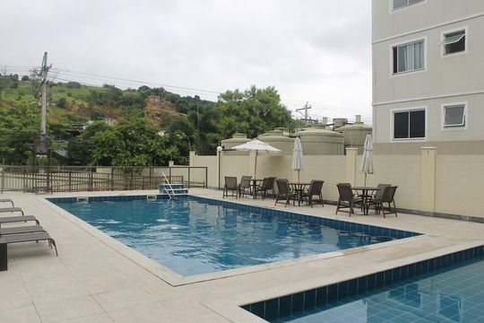 Área comum - Piscina de apartamento para alugar com 2 quartos, 45m² em Vila Lage, São Gonçalo