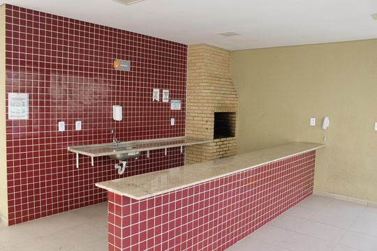 Área comum - Churrasqueira de apartamento para alugar com 2 quartos, 45m² em Vila Lage, São Gonçalo