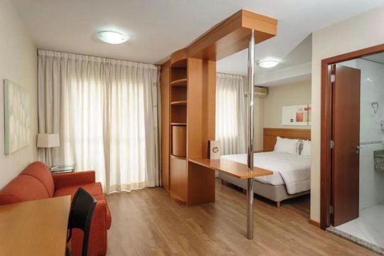 Sala de apartamento para alugar com 1 quarto, 35m² em Centro, Osasco