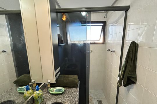 Banheiro da Suíte de apartamento à venda com 3 quartos, 110m² em Méier, Rio de Janeiro